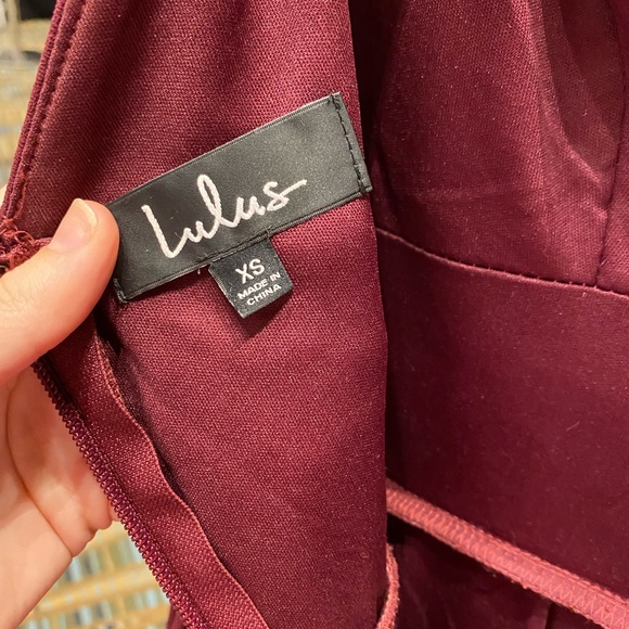 Red Lulus Long Formal Dress - Picture 6 of 10